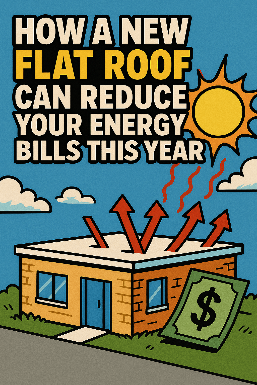 how to save your energy bill with a flat roof