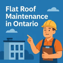 Why Preventative Roof Maintenance Is Critical for Flat Roofs in Ontario’s Climate