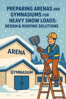 Preparing Arenas and Gymnasiums for Heavy Snow Loads: Design & Roofing Solutions