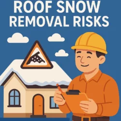 The Risks of Improper Roof Snow Removal in Ontario: What Homeowners Need to Know